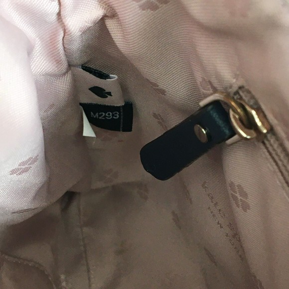 Kate Spade POLLY Medium Crossbody Bicolored Pink Cream Pebbled Leather PXRUA252 - Picture 6 of 15